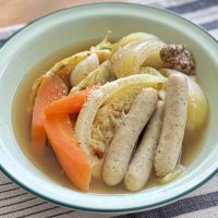 焼キャベツのポトフ