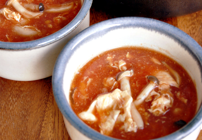 中華風トマトと卵のスープ