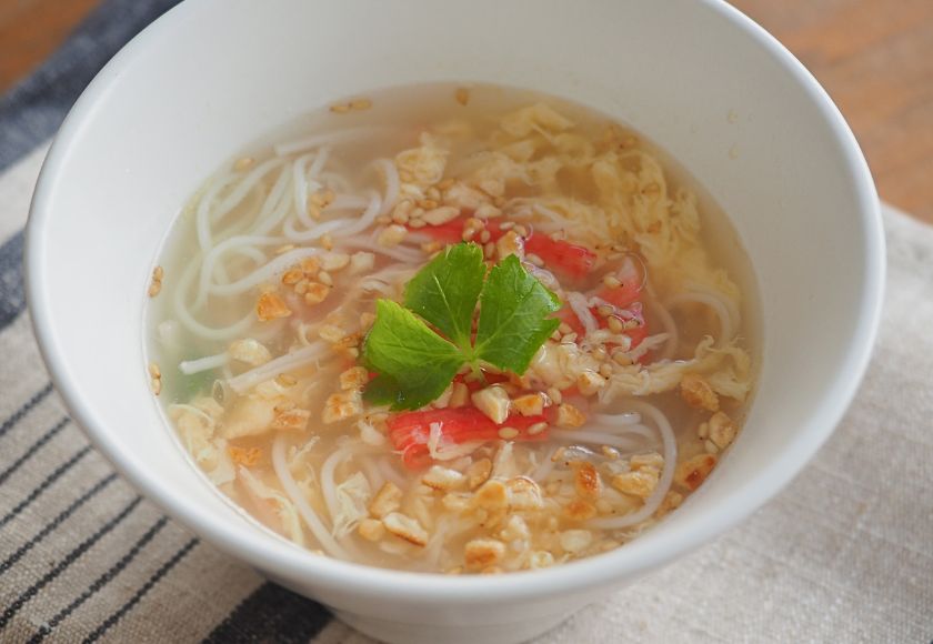 ぽかぽかにゅうめんスープ