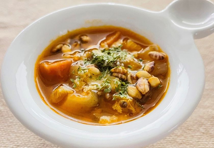 もち麦ミネストローネ