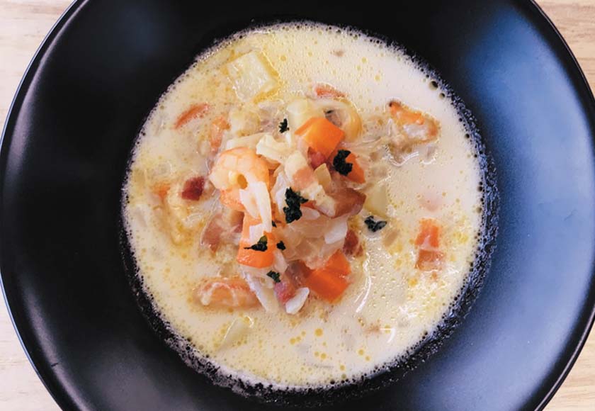 シーフードミックスチャウダー