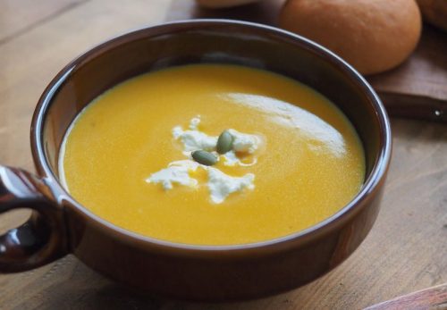 パンによく合うパンプキンスープ