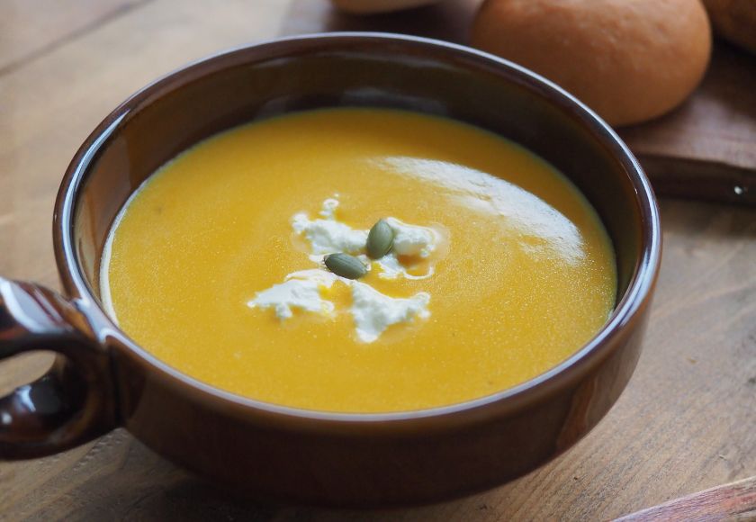 パンによく合うパンプキンスープ