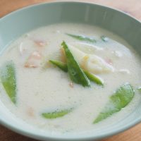 えんどう豆のミルクスープ